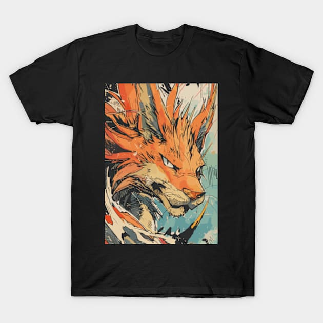 Red XIII FF7 Final Fantasy VII Rebirth T-Shirt by peculiarbutcute